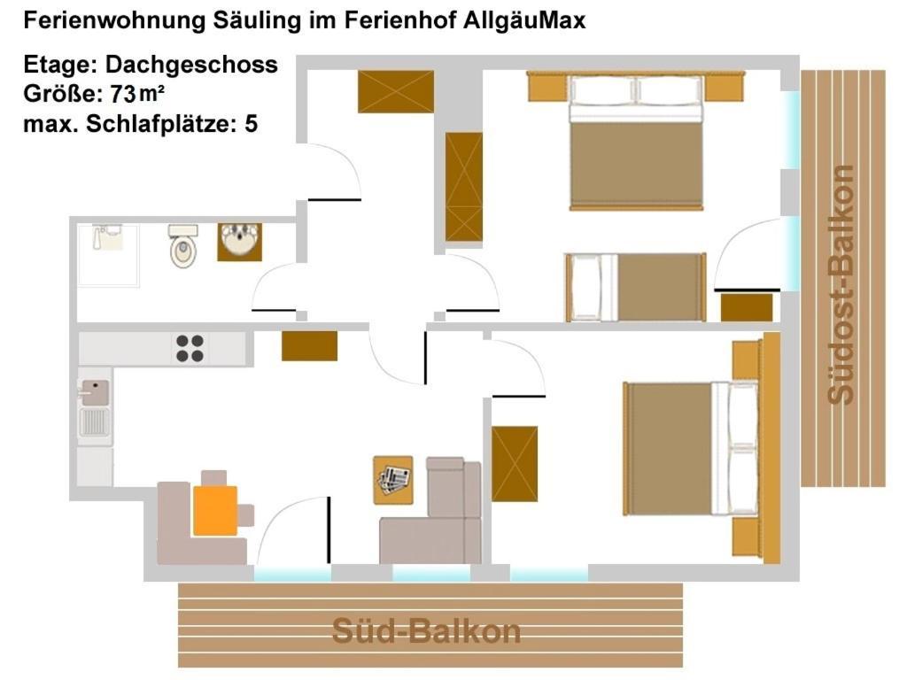 Ferienhof Allgaeumax Füssen Habitación foto